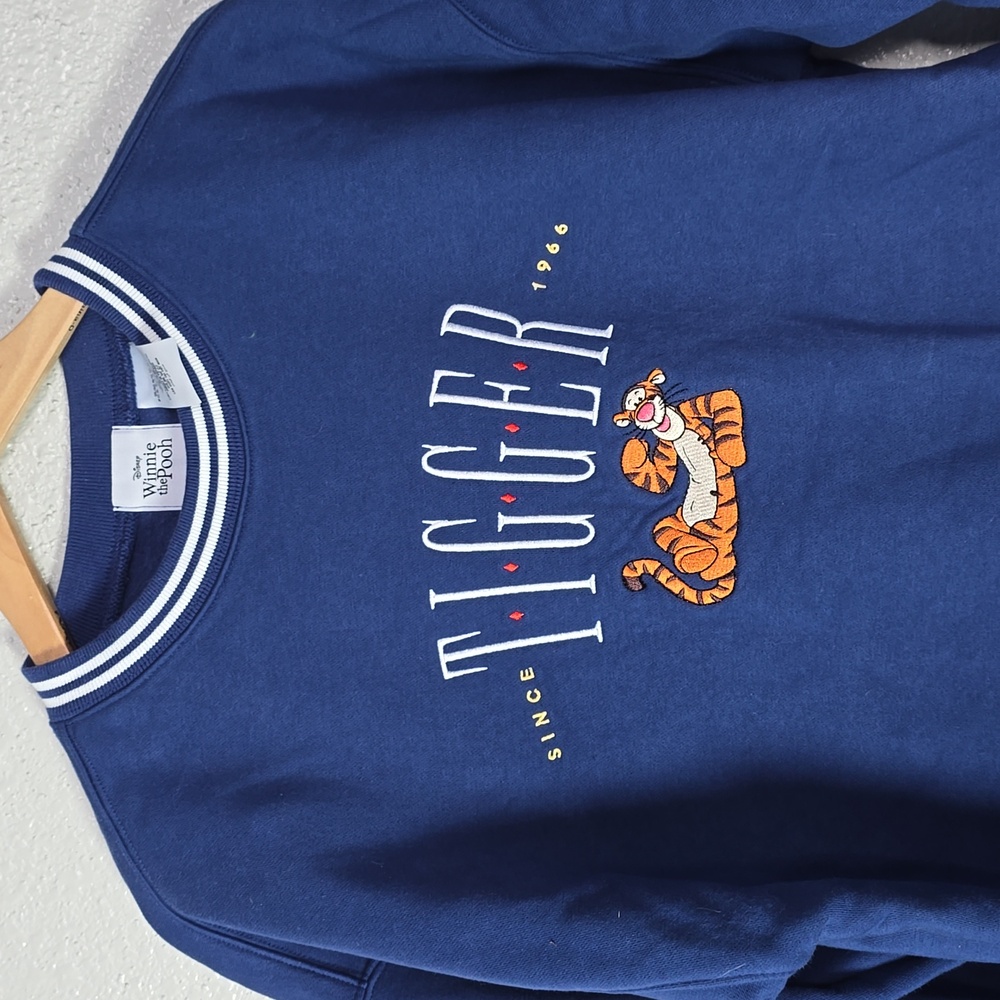 Winnie The Pooh Tigger Blue Sweater - Picture 2 of 7